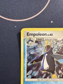 Empoleon 4/130 Pokemon 2007 Diamond & Pearl Holo Rare WITH SWIRL MP - Image 5