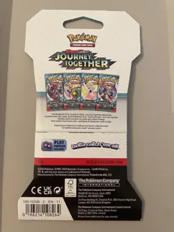 Pokemon Journey Together Scarlet & Violet Sleeved Booster Pack FREE SHIPPING - Image 2