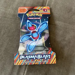 Pokemon Black & White Plasma Blast 2013 Sleeved Booster Pack Porygon Art - Image 1