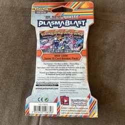 Pokemon Black & White Plasma Blast 2013 Sleeved Booster Pack Porygon Art - Image 4
