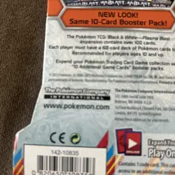 Pokemon Black & White Plasma Blast 2013 Sleeved Booster Pack Porygon Art - Image 5