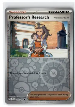 2025 Scarlet & Violet Series - Journey Together Professor's Research #155 Common - Image 1