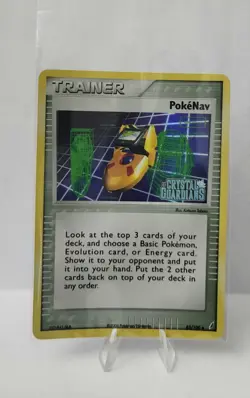 Pokemon: PokeNav 83/100 REVERSE HOLO STAMPED - Crystal Guardians (2006) NM - Image 1