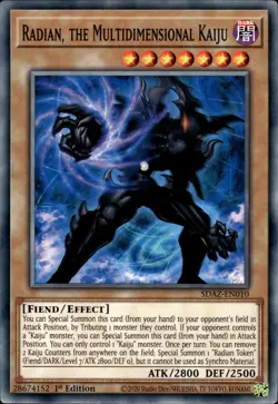Radian, The Multidimensional Kaiju - 1st Edition SDAZ-EN010 - NM - YuGiOh - Image 1