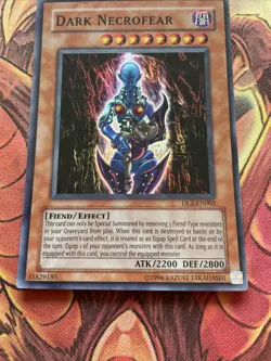 DL2-EN002 Yugioh! Dark Necrofear Super Rare Unlimited Edition NM - Image 3