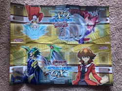 Yugioh! Speed Duel GX Midterm Paradox Jaden/Syrus 2-Player Paper Playmat New - Image 1