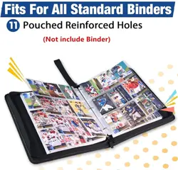 1800 Pockets Card Sleeves Binder Sheets, Trading Card Pages... - Image 4