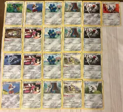 25 Metal Pokemon TCG Card Bulk Lot - Holo/Reverse Holo/ Japanese Card-Bronzor - Image 3