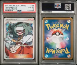 Japanese PSA10 Kitooshi SR Pokemon Card Pok ka PSA10 GEM MT - Image 1