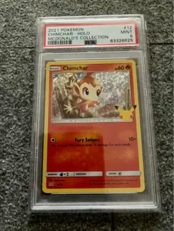 Japanese Pokemon Card 25th Anniversary Hikozaru McDonald s Promo Holo PROMO PSA9 - Image 1