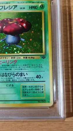 Japanese PSA6 Vileplume Old Back Old Back Pokemon Card Game Swirl Holo - Image 5