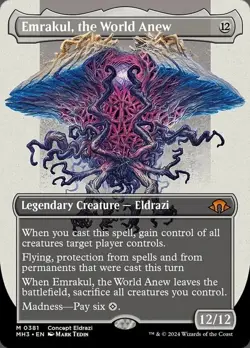 MTG - Emrakul, the World Anew - (Borderless) - Modern Horizons 3 #381 Normal NM - Image 1