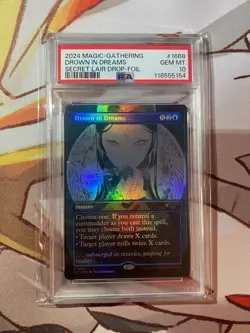 2024 MTG Drown in Dreams Foil PSA10 Secret Lair Peach Momoko Art #1668 GEM MINT - Image 3