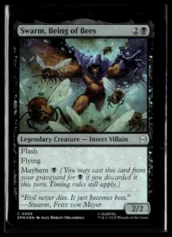 Swarm, Being of Bees (Foil) - 0069 - Marvel's Spider-Man - MTG - NM/M - English - Image 1