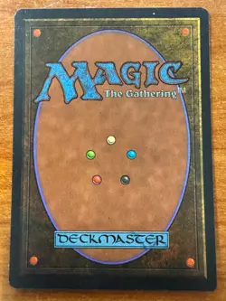 Magic MTG Knight of Stromgald Ice Age MISPRINT NM! Blue Smudging on Left Side - Image 2