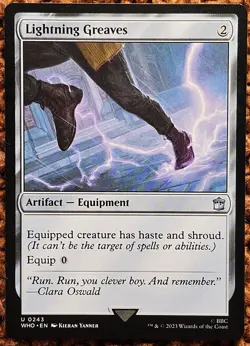 ✨Lightning Greaves✨ MTG | Universes Beyond: Doctor Who | NM/M | U 0243 - Image 1