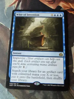 Magic The Gathering (MTG) 1x Whir of Invention Aether Revolt - Image 2
