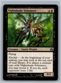 Magic The Gathering Morningtide Nightshade Schemers #69/150 MTG TCG CCG - Image 1