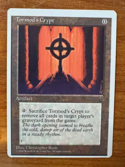 Magic MTG Tormod's Crypt Chronicles MISCUT NM! Big Top Border - Image 1