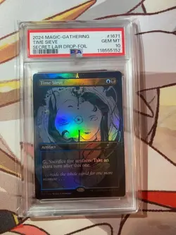 2024 MTG Time Sieve Foil PSA10 Secret Lair Promo Rare Artifact SLD1671 Mint - Image 2