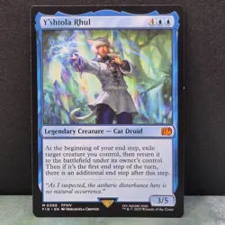 M 0086 Y'shtola Rhul NM Mythic Rare FFV Final Fantasy MTG Card FIN Blue Cat - Image 1