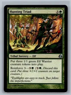 Magic The Gathering Morningtide Hunting Triad #127/150 MTG TCG CCG - Image 1