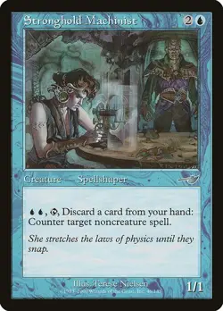 MTG Nemesis --- STRONGHOLD MACHINIST --- Uncommon! NM! Magic the Gathering! - Image 1