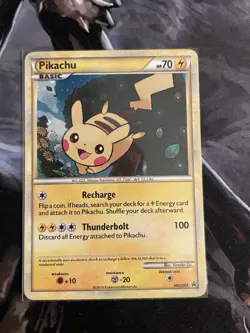Pokemon Pikachu Promo HGSS03 Holo Card HeartGold SoulSilver Black Star - Image 1