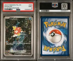 2023 Pokemon Paldea Evolved Magikarp 203/193 Illustration Rare PSA 9 - Image 1