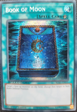 Book Of Moon Secret Rare SGX1-EN115 1st Edition Speed Duel YuGiOh TCG Card - Image 1