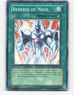 Reverse of Neos TAEV-EN046 Tactical Evolution YuGiOh Card - Image 1