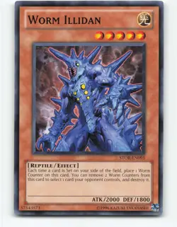Worm Illidan STOR-EN095 Storm of Ragnarok YuGiOh Card - Image 1