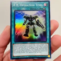 YuGiOh! - R.B. Operation Test DOOD-EN094 Super Rare 1st Edition Near Mint - Image 1