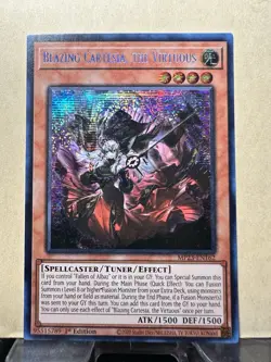 Yugioh Blazing Cartesia the Virtuous MP23-EN162 25th Anniversary Prismatic SR NM - Image 1