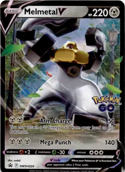 Melmetal V Promo SWSH: Sword & Shield Promo Cards SWSH224 LP - Image 1