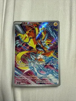 Zeraora 151/142 Pokemon TCG SV Stellar Crown Illustration Rare Card - Image 1