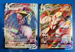 Lot of (9) 2020 Pokemon ‘VMax’ Full Art Holo TCG Cards; NM + Condition - Image 3