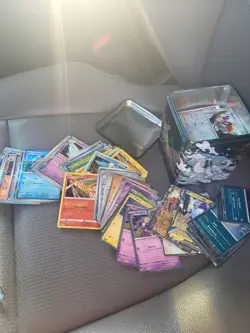 Tin Filled With Reverse Holo, Holo And Ex Pokemone Cards From Various Sets - Image 1