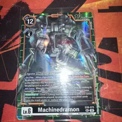 Digimon Card Game Machinedramon EX9-073 Secret Rare Versus Monsters NM - Image 1