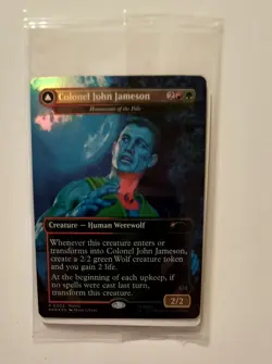 Magic The Gathering Marvel Legends Man Wolf Colonel John Jameson Promo Card - Image 1