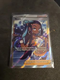 Nessa 183/185 Vivid Voltage Ultra Rare Full Art Pokemon Trading Card Near Mint - Image 1