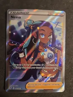 Nessa 183/185 Vivid Voltage Ultra Rare Full Art Pokemon Trading Card Near Mint - Image 3