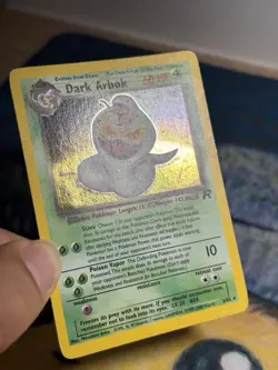 Dark Arbok 2/82 Holo Rare Card Team Rocket Vintage Wotc Pokemon Card MP - Image 4
