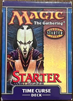 Magic The Gathering STARTER 1999 TIME CURSE Theme Deck MTG w/ instructions - Image 1