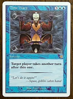 Magic The Gathering STARTER 1999 TIME CURSE Theme Deck MTG w/ instructions - Image 5