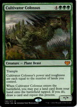 MTG: Innistrad: Crimson Vow: Promo Pack Cultivator Colossus: LP Condition - Image 1