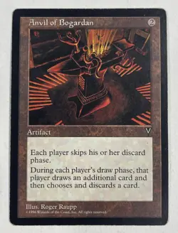 Anvil Of Bogardan Vision MP Moderate Play MTG Magic The Gathering - Image 1