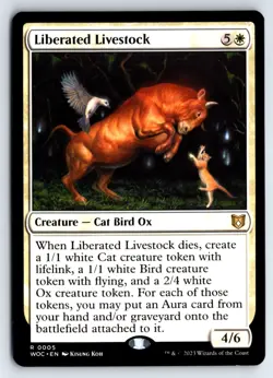 Liberated Livestock -Commander: Wilds of Eldraine - Image 1