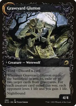 Graveyard Trespasser (Showcase) #290 (Foil) (NM) Midnight Hunt MID Magic MTG - Image 2