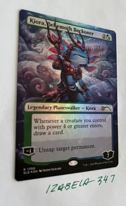 MTG Kiora, Behemoth Beckoner - RAINBOW FOIL - Secret Lair #1700 NM/M Unplayed - Image 2